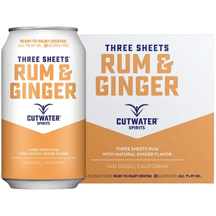 Cutwater Rum & Ginger Canned Cocktail