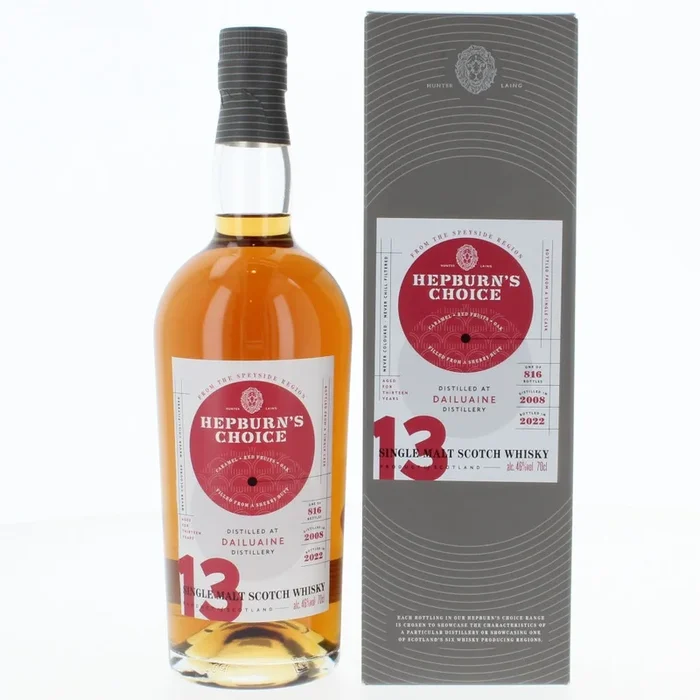 Dailuaine 13 Year Old 2008 Hepburns Choice Single Malt Scotch Whisky – 70cl 46%