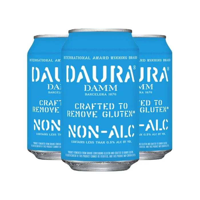 Daura Damm Non-Alcoholic Beer 6pk/12oz Cans