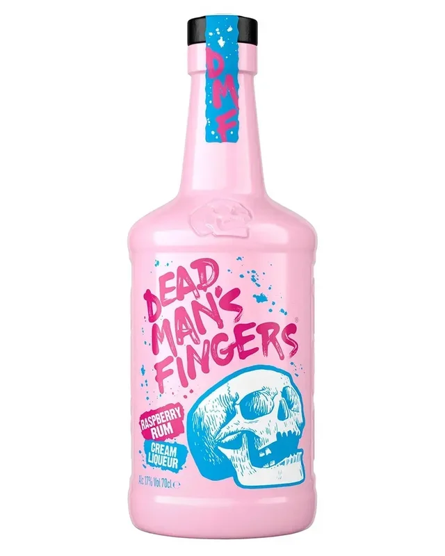 Dead Man’s Fingers Raspberry Rum Cream Liqueur, 70 cl