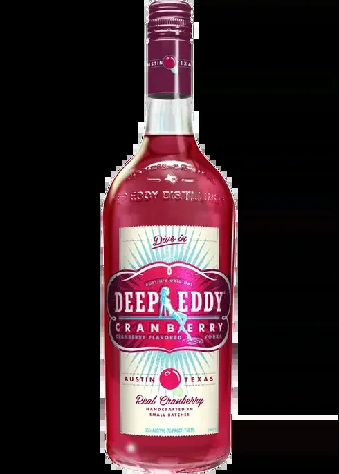 Deep Eddy Cranberry Flavored Vodka 750ml