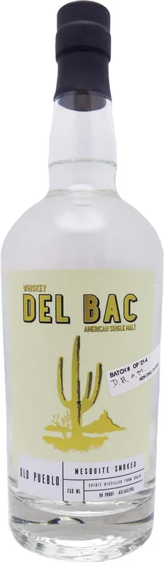 Del Bac Clear Mesquite Smoked Whiskey 750ml
