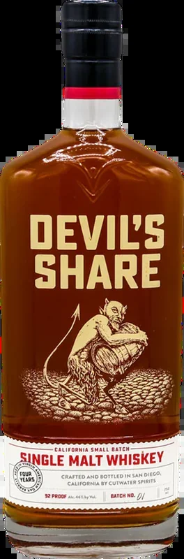 Devil’s Share Single Malt Whiskey