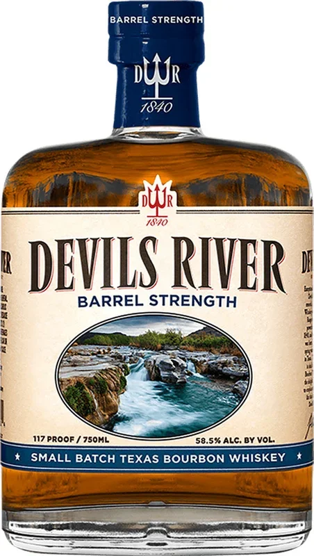 Devils River Barrel Strength Bourbon Whiskey 750ml