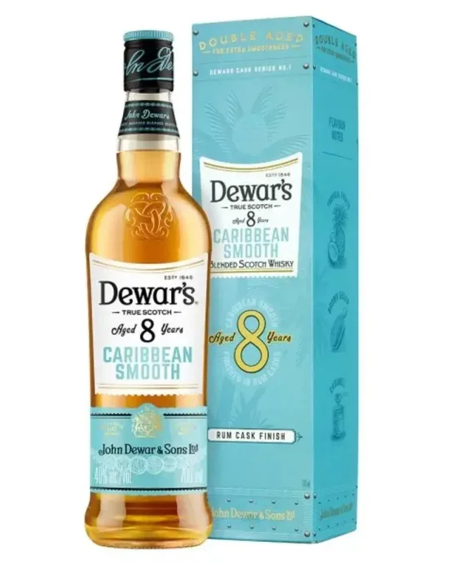 Dewars Caribbean Smooth 8 Year Old Blended Scotch Whisky, 70 cl