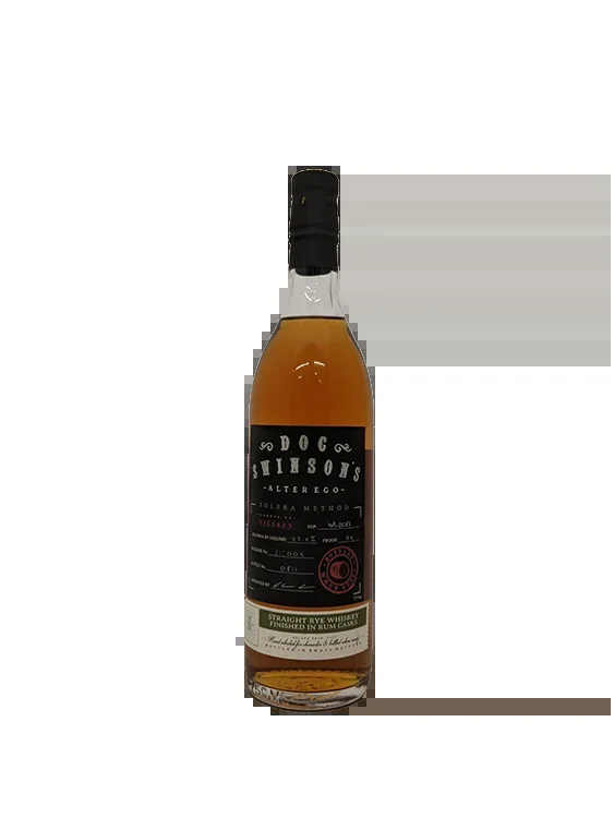 Doc Swinson’s Alter Ego Staight Rye Whiskey 750ML