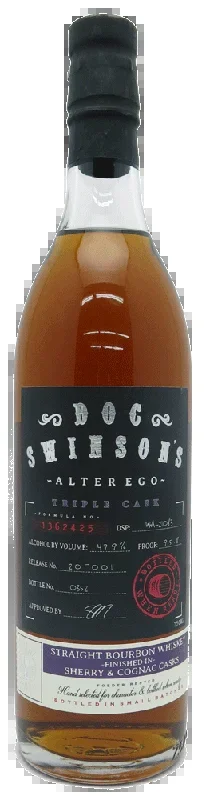 Doc Swinson Alter Ego Triple Cask Straight Bourbon Whiskey 750ml