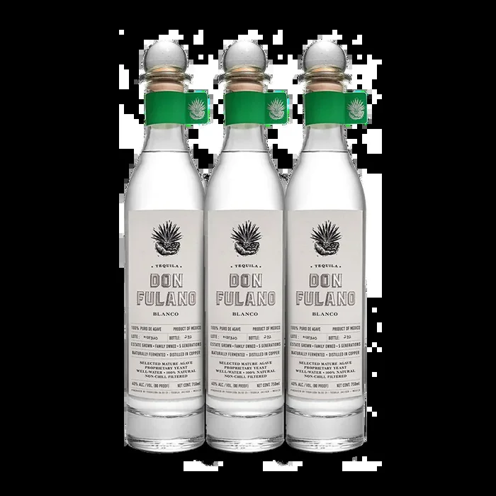 Don Fulano Blanco Tequila (3) Bottle Bundle
