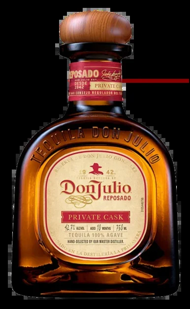 DON JULIO TEQUILA REPOSADO PRIVATE CASK 750ML