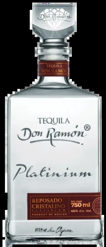 DON RAMON TEQUILA PLATINIUM REPOSADO CRISTALINO 750ML