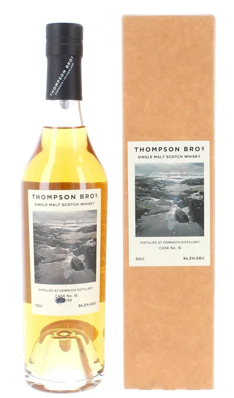 Dornoch 2017 – Thompson Brothers Single Bourbon Cask 4 Year Old #016 50cl 54.2%
