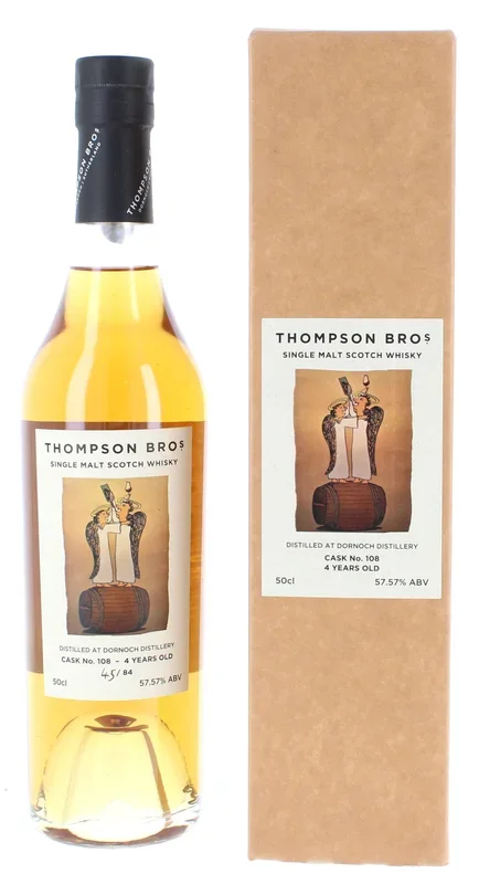 Dornoch 2018 – Thompson Brothers Single Rye Cask 4 Year Old #108 50cl 57.57%