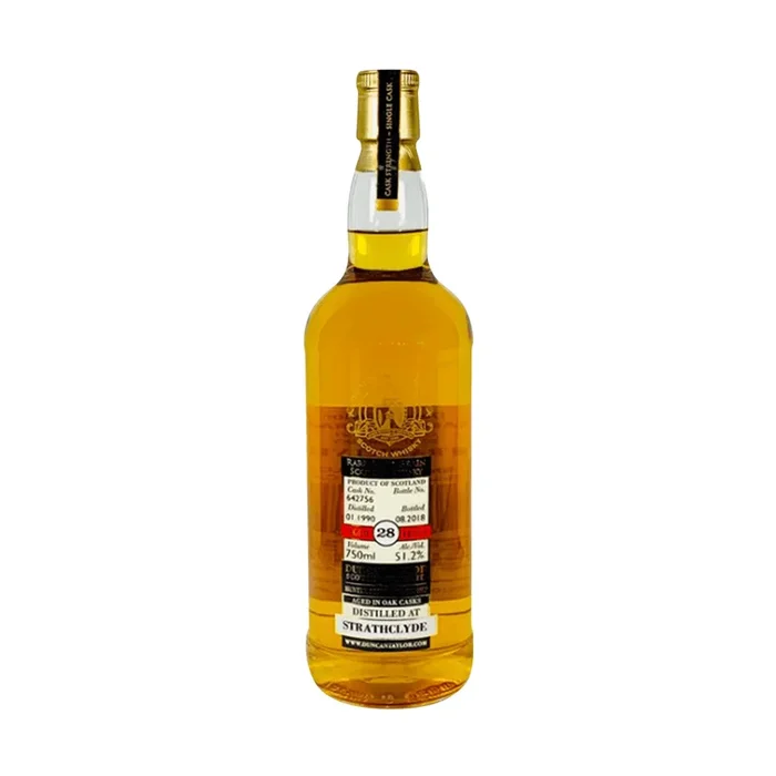 Duncan Taylor 28 Year Old Strathclyde 1990 Rare Auld Grain Scotch Whisky