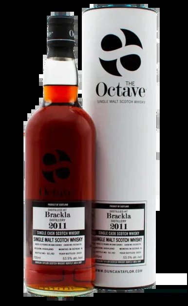 DUNCAN TAYLOR BRACKLA SCOTCH SINGLE MALT SINGLE SHERRY CASK 11YR 750ML