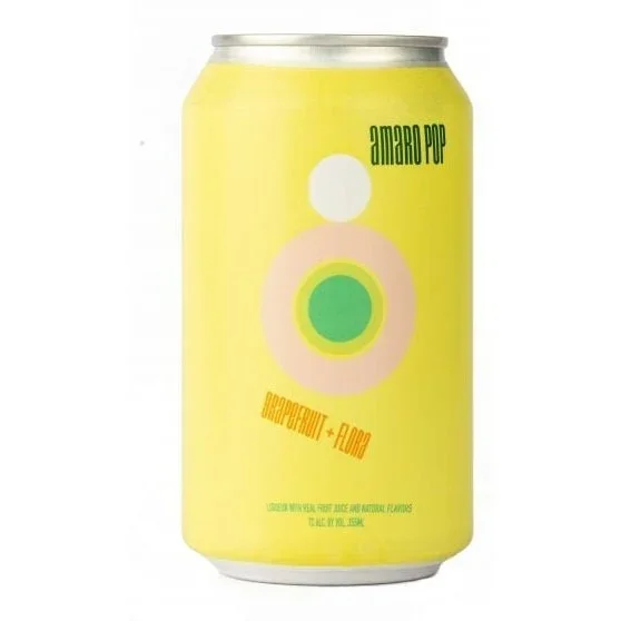 Eda Rhyne Amaro Pop Grapefruit & Flora Soda (4 x 12oz)
