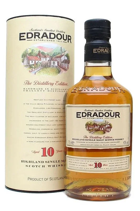 Edradour 10 Year Old Single Malt Scotch Whisky 750ml