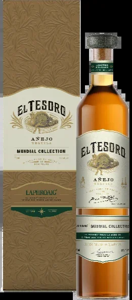 EL TESORO TEQUILA ANEJO MUNDIAL COLLECTION LAPHROAIG EDITION 750ML