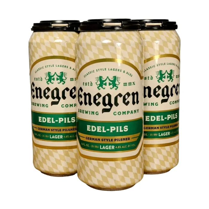 Enegren Brewing Co. Edel-Pils Lager Beer 4-Pack