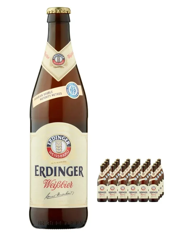 Erdinger Weissbier Beer, 12 x 500 ml