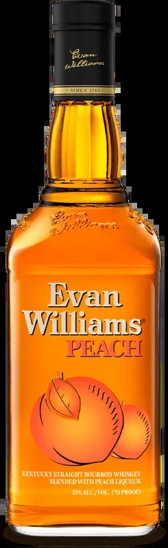 EVAN WILLIAMS WHISKY PEACH 750ML