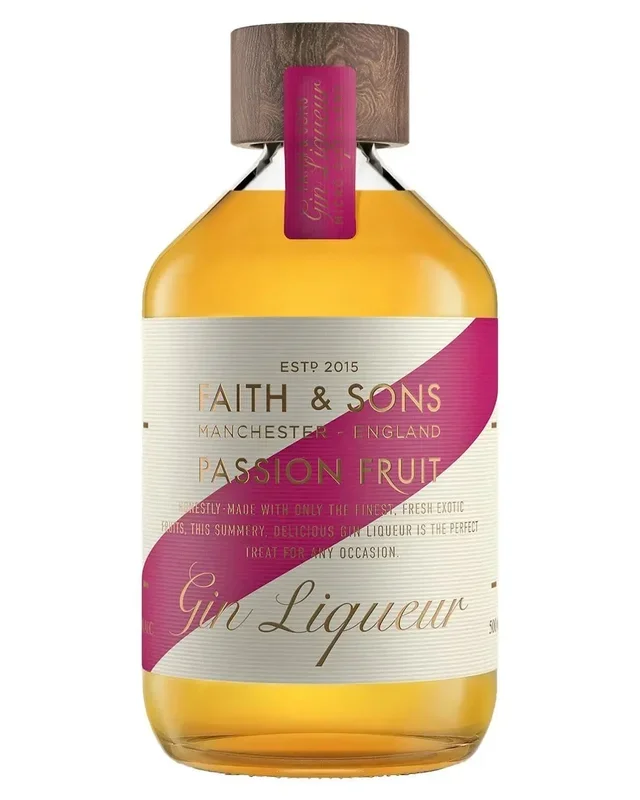 Faith & Sons Passion Fruit Gin Liqueur, 50 cl