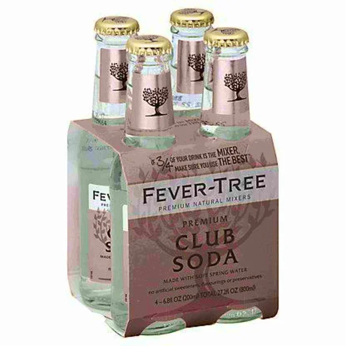 Fever Tree Spring Club Soda 4pk