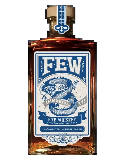 FEW WHISKEY IMMORTAL RYE ILLINOIS 750ML