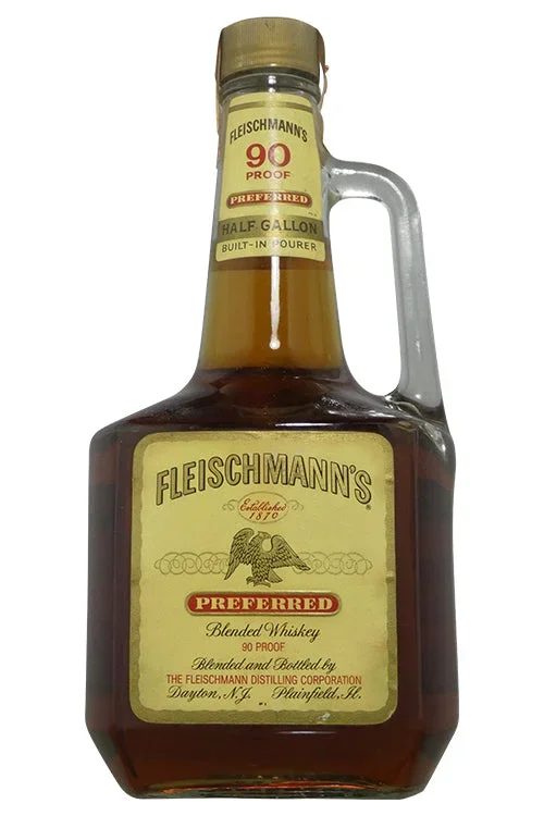 Fleischmann’s Preferred Blended Whiskey 1975 bottle (1.75 L)