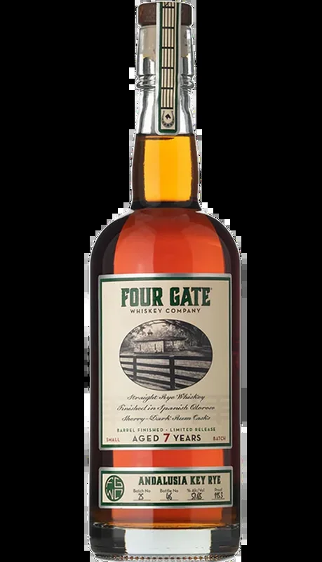 FOUR GATE WHISKEY RYE SMALL BATCH BARREL FINISHED IN FRENCH OAK LIMITED RELEASE KENTUCKY 750ML