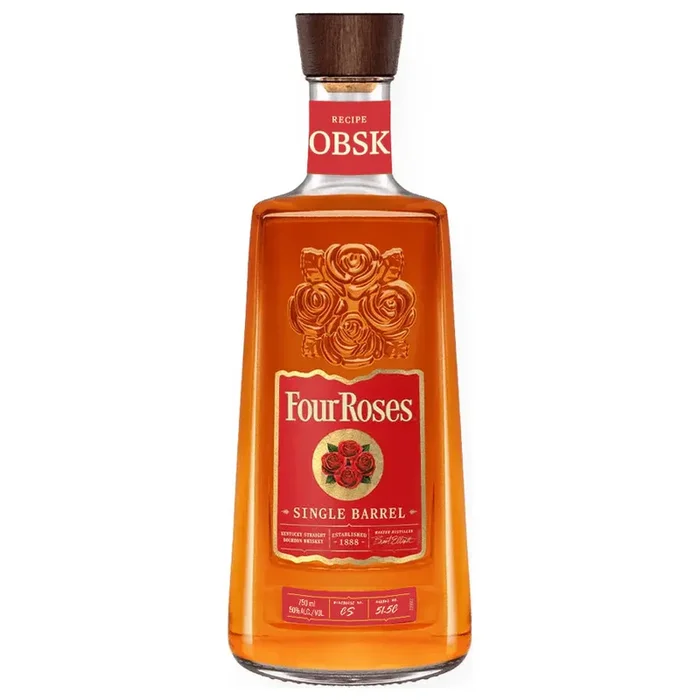 FOUR ROSES BOURBON SINGLE BARREL OBSK RECIPE KENTUCKY 100PF 750ML