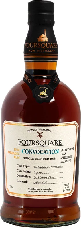 Foursquare Convocation Single Blended Rum 14 Year Old 750ml