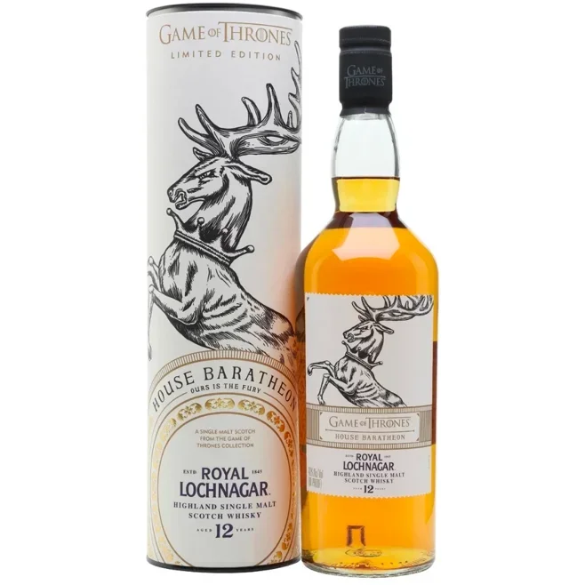 Game of Thrones House Baratheon Royal Lochnagar 12 Year Old Scotch Whisky