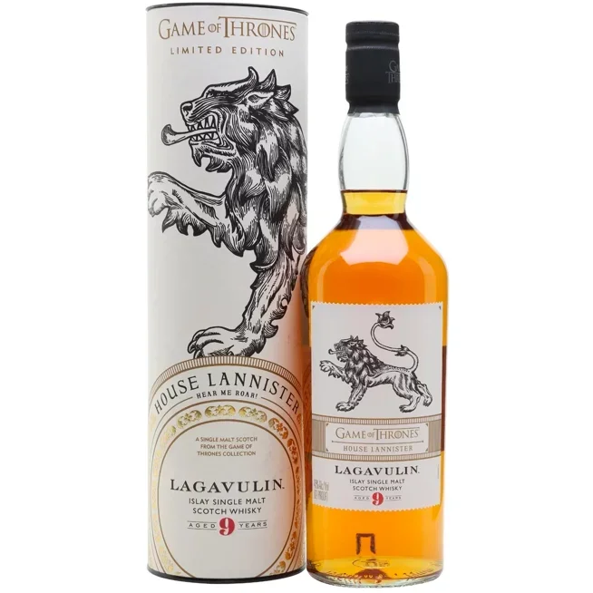 Game of Thrones House Lannister Lagavulin 9 Year Old Scotch Whisky
