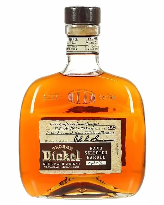 George Dickel 9 Year Old Hand Selected Barrel Whiskey, 75 cl