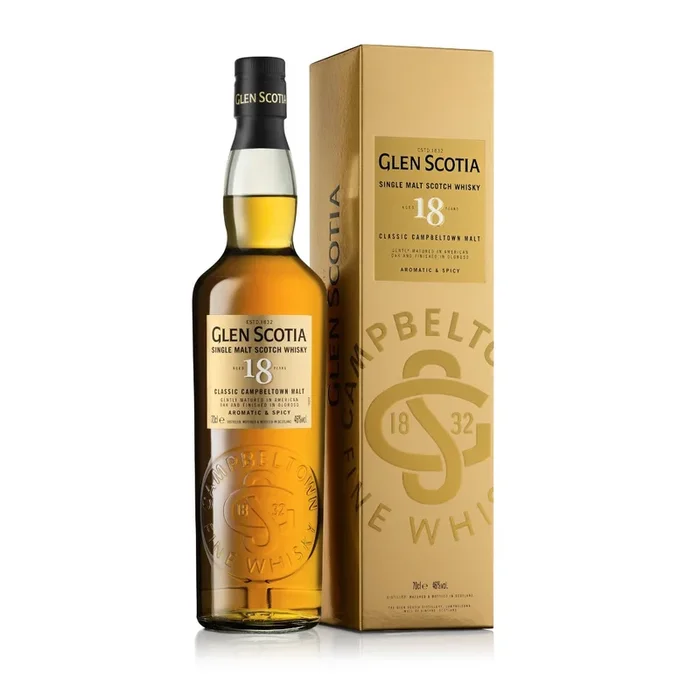 GLEN SCOTIA SCOTCH SINGLE MALT CAMPBELTOWN 18YR 700ML