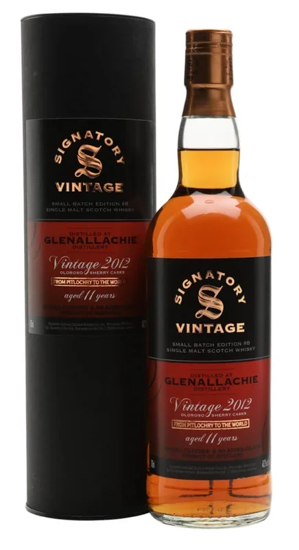 Glenallachie 11 Year Old 2012 – Small Batch Edition #8 Signatory Whisky 70cl 48.2%