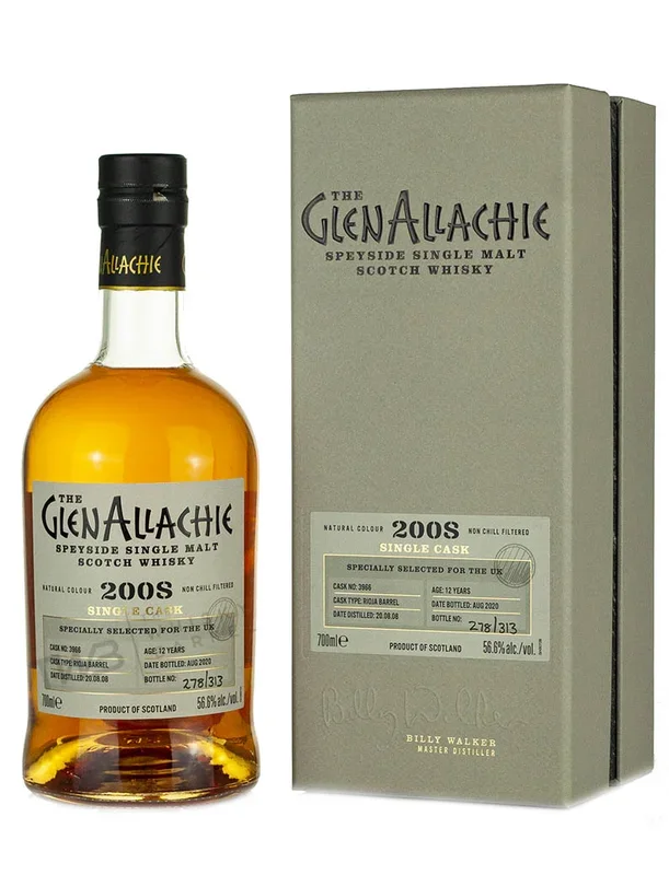 Glenallachie 12 Year Old 2008 UK Single Cask (2020)
