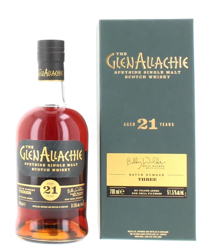 Glenallachie 21 Year Old Batch 3 Single Malt Scotch Whisky – 70cl 51.5%
