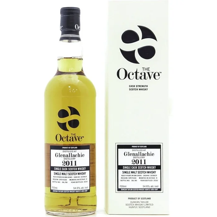 Glenallachie Octave 9 Year Old 2011 (Duncan Taylor) – 70cl 54.6%
