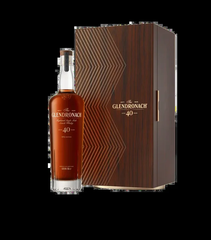 GLENDRONACH 40 YEARS CASK STRENGTH SINGLE MALT SCOTCH WHISKEY