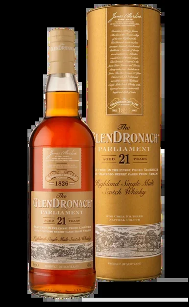 GLENDRONACH SCOTCH SINGLE MALT PARLIAMENT HIGHLAND 21YR 750ML