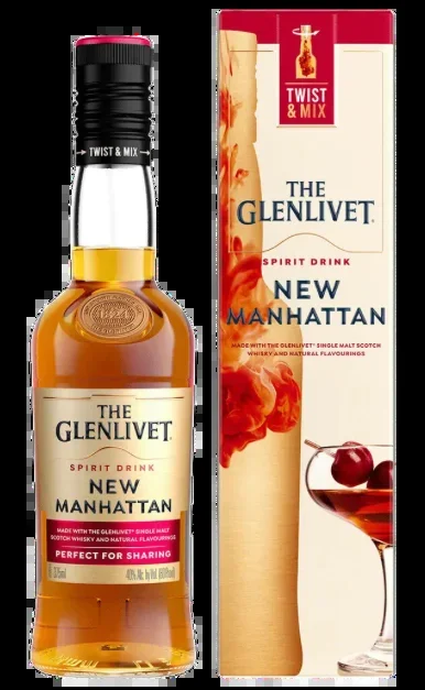 GLENLIVET TWIST SPIRIT NEW MANHATTAN COCKTAIL 375ML
