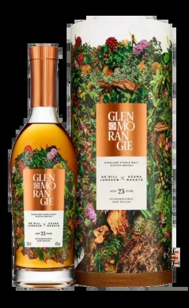 GLENMORANGIE SCOTCH SINGLE MALT DR BILL LUMSDEN X AZUMA MAKOTO LIMITED EDITION 23YR 700ML