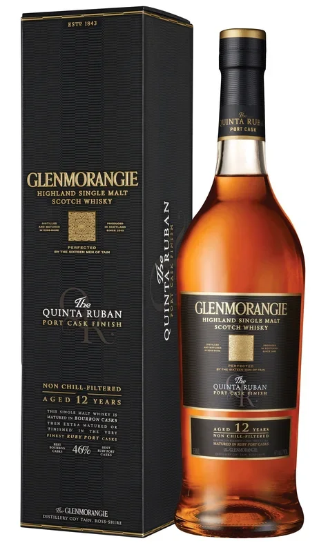 GLENMORANGIE SCOTCH SINGLE MALT QUINTA RUBAN 92PF 12YR 750ML