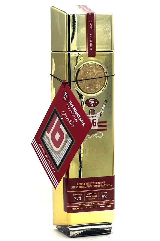 Gold Bar Joe Montana Limited Edition 49ers Whiskey Blend No. 273