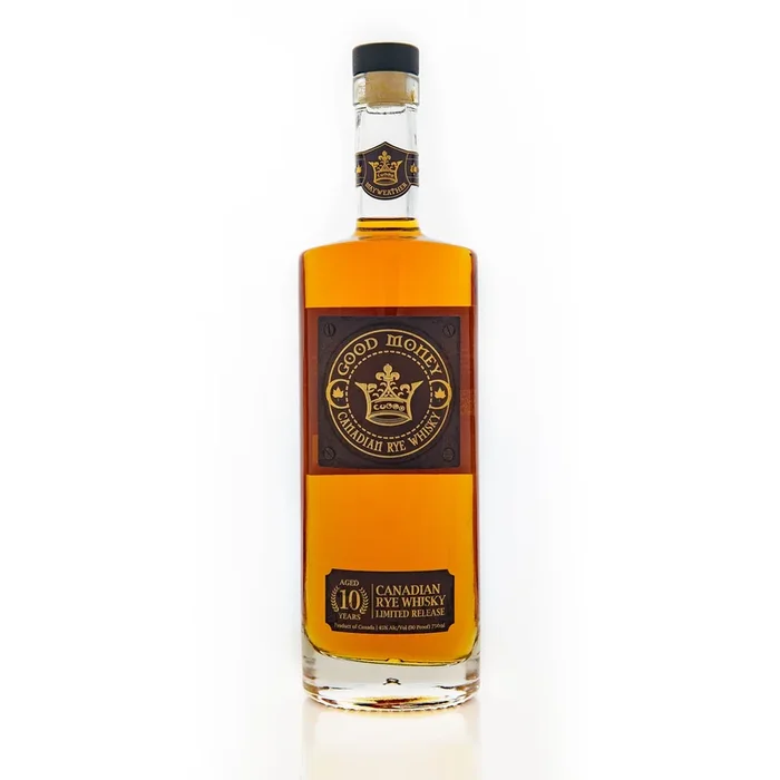 GOOD MONEY WHISKY RYE LIMITED RELEASE CANADA 10YR 750ML