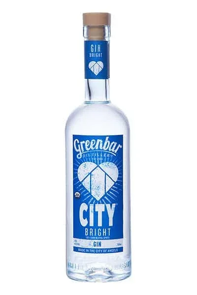 GREENBAR CITY BRIGHT GIN CALIFORNIA 84PF 750ML