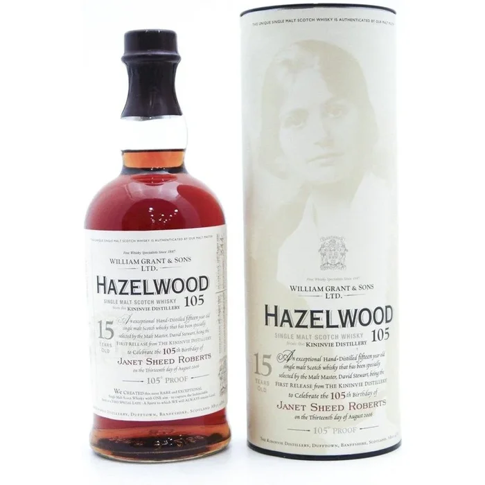 Hazelwood 105 15 Year Old – 70cl 52.5%