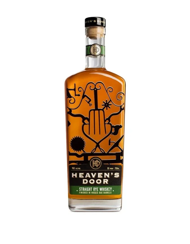 HEAVEN’S DOOR STRAIGHT RYE WHISKEY FINISHED IN VOSGES OAK BARRELS TENNESSEE 750ML