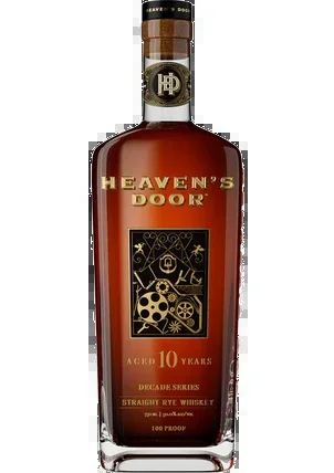 HEAVENS DOOR WHISKEY STRAIGHT RYE DECADE SERIES #2 TENNESSEE 10YR 750ML